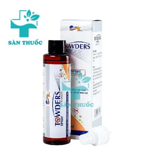 Towders Spray - Thuốc xịt trị ghẻ lở, chấy rận hiệu quả